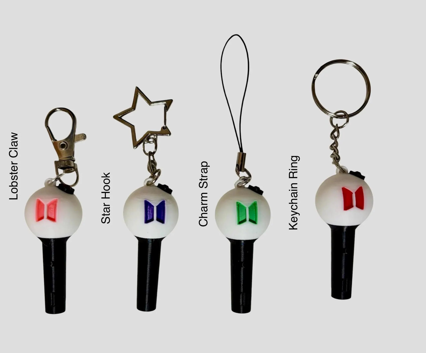 Set of 7 Mini Army Bomb Keychain