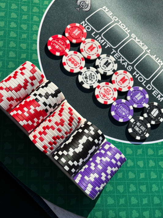 3D-Printed BTS Poker Chips